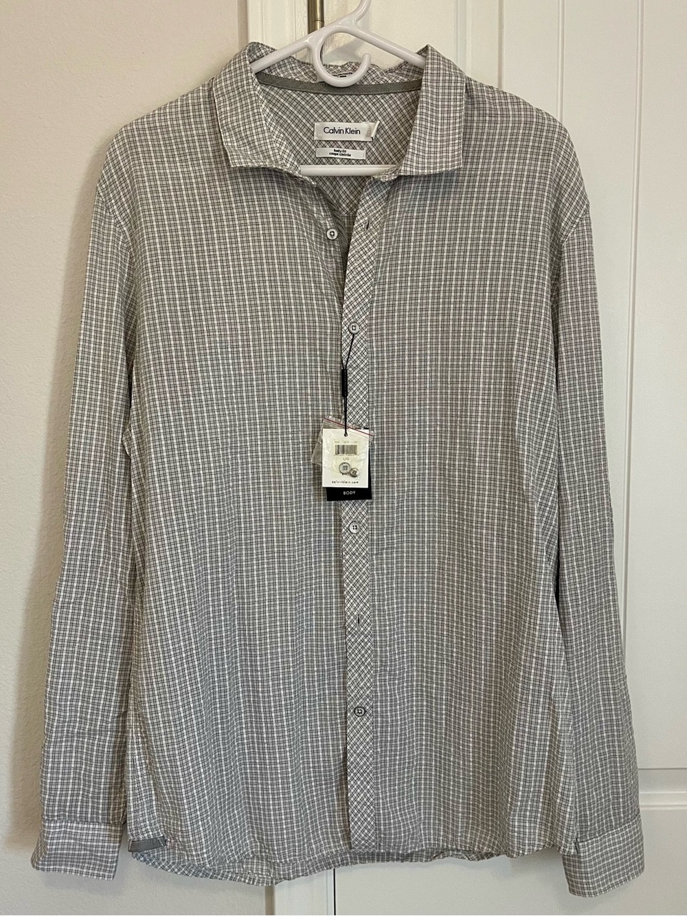 Calvin Klein Men's button-down shirt.
